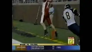 2004   Toledo Rockets  vs  Miami OH RedHawks   MAC Championship