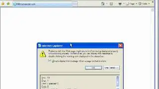 Beginner's Javascript - Setting Up IE 7 to Display Javascript Errors