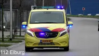 [Nieuw roepnummer] A1 OVD-G 04-806 en Ambulance 04-175 met spoed naar en van een MMT inzet in Heino
