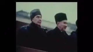 Soviet anthem 1973 Revolution day parade 