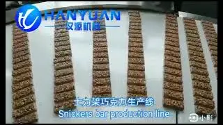 Snickers bar production line