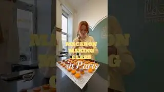 Macaron Making Class in Paris! I had THE best time🇫🇷❤️👩🏼&zwj;🍳✨ #paris #baking