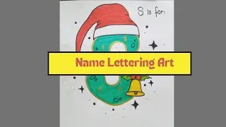 Best Christmas Themed Name Lettering 🎅 | Name Lettering Art 🎄 | Name Art ✨ | The Chosen Ones