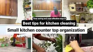 Best Small kitchen  counter Top  organization 👌