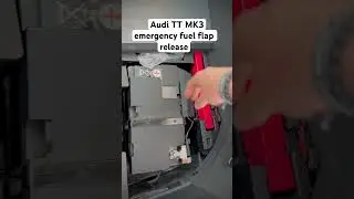 Audi TT MK3 emergency fuel flap release