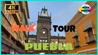 Walking in Puebla Mexico, Street 2 N, Centro Histórico