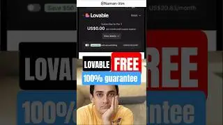 Build Apps FREE with Lovable AI 🔥No Money? No Problem!