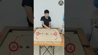 Cross double shot 🤘💪￼ #carrom #boardgames #carromchallenge #carromboardgames
