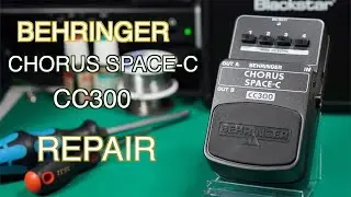 【エフェクタージャンク】behringer CC300を修理！ DCジャック接触不良