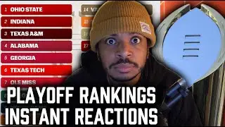 LIVE: College Football Playoff Rankings REACTION | With Tyler & Kris