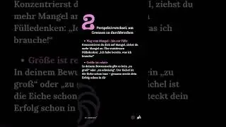 Von Mangel zu F&uuml;lle &ndash; so shiftest du 🧠 #mindset #f&uuml;lle #perspektivwechsel