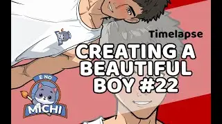 Creating a Beautiful Boy #22 &ndash; Full Digital Painting Process (Timelapse)