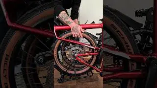 Ahooga A-Max unboxing.    New Colour Ruby Red #newbike #foldingbike