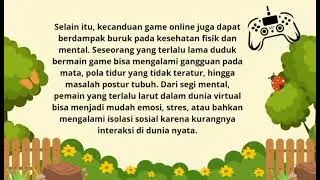 Presentasi Teks Argumentasi Bahasa Indonesia | Kelas 11E Kelompok 2|| Game Online Hiburan atau Candu