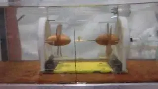 Wave Energy Device.(Surge Energy Conversion and Transfer - SECAT) Bidirectional turbine