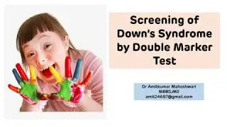 Double (Dual) Marker Test in Pregnancy || Screening of Down Syndrome