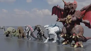 Destoroyah vs Monsterverso | Size Comparison | 3d animation