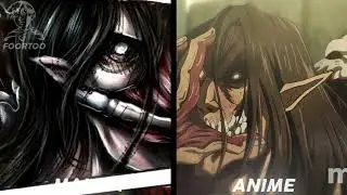 Manga VS Anime (War for Paradis Arc) - Attack On Titan Season 4