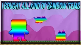 I BOUGHT ALL KIND OF RAINBOW ITEMS IN GROWTOPIA│Growtopia
