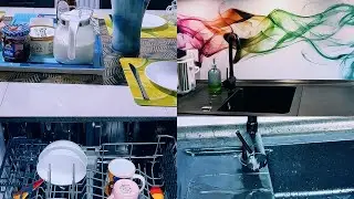 Frühstück und Aufräumen der Küche 