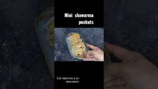 Mini shawarma pockets instant pita bread without yeast #iftarsnack #pitabreadrecipe #shawarma #iftar