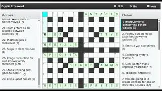 Lovatts Daily Cryptic Crossword - 8 January, 2026