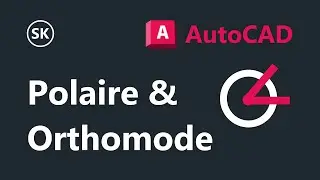 AutoCAD : Rep&eacute;rage polaire & Orthomode | Lignes horizontales, verticales, obliques | Touches F8, F10
