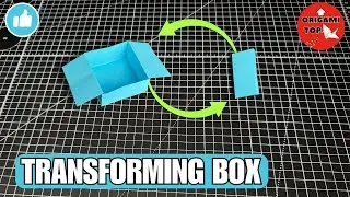 Origami Transforming Box Easy Tutorial📦 | How to Make Paper Box for Small Items Step By Step