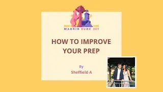 HOW TO IMPROVE YOUR PREP BY SHEFFIELD A | TRAINING ACADEMY MADRID EUDC