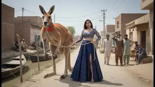 रुचिता के साथ सड़क पर आया कूदता कंगारू 🦘, ये मज़ेदार सीन सबको हैरान कर गया! 🔥 #Viral