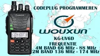 PD1BER TV : CODEPLUG PROGRAMEREN WOUXUN KG-UV6D 4M 66-88 MHz 2M 136-174 MHz