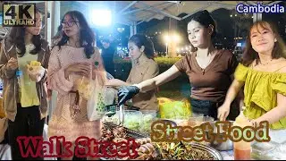 Delicious Cheap Street Food in Phnom Penh! Cambodia’s Street Food Tour Night Market #926