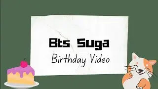 Happy Birthday BTS SUGA 💜 (2022) YouCanDraw