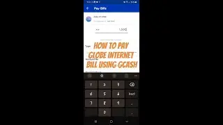 How to pay globe internet bill using Gcash