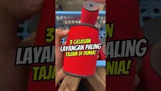 Inilah 3 gelasan layangan paling tajam di dunia! #shorts