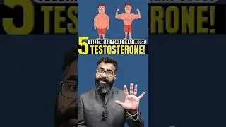 5 Vegetarian Foods that Boost Testosterone #testosterone #shortsvideo #draroras