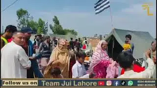 Scenes from the tent settlement set up for flood victims organized by JUI Lahore Team_Jui_Lahore