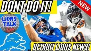DONT DO IT! DETROIT LIONS NEWS AND NOTES THAT ARE HITTING THE NEWSROOM THIS MORNING!