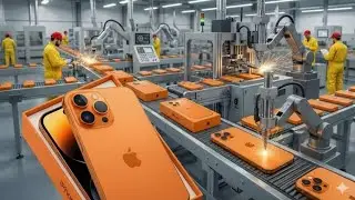 Apple iPhone Manufacturing Process - Futuristic Factory! 🏭