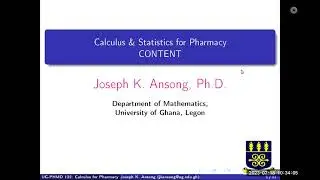 PHMD122-LEC00 Content