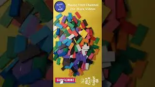 Unboxing Of Wooden Creative Domino Blocks 600 Pcs | 12 Colourful Domino Building Blocks
