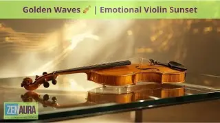 Golden Waves 🎻 | Emotional Violin Music for Calm, Reflection & Golden Sunset
