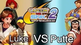 Iori, Yun, Yuri A-groove (Master Luke) vs Todo, Yun, Kim C-groove(Putte) - CvS2