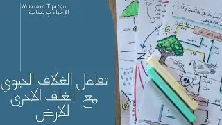 احياء اول ثانوي | تفاعل الغلاف الحيوي مع الغُلف الاخرى للأرض|المعلمة مريم طقاطقه