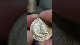 Silver Quarter Found. Full EPIC Video @DWCNC #silver #quarters #silverquarter #coinrollhunting