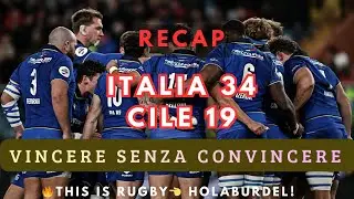 Rugby, recap: ITALIA - CILE 34-19