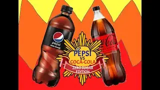 Soda Comparison #7: Coca-Cola VS Pepsi! | ZERO SUGAR EDITION!!!