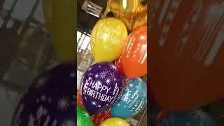 Happy birthday balloon bouquet//balloonstore #short #dubai #balloon