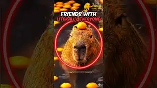 Why Capybaras are the World's Chillest Animals | Capybara Facts 2026 #wildlifefacts #animals #shorts