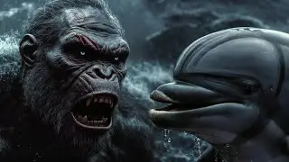 Kong vs Dolphin | Epic Ocean Monster Battle | Cinematic AI Movie